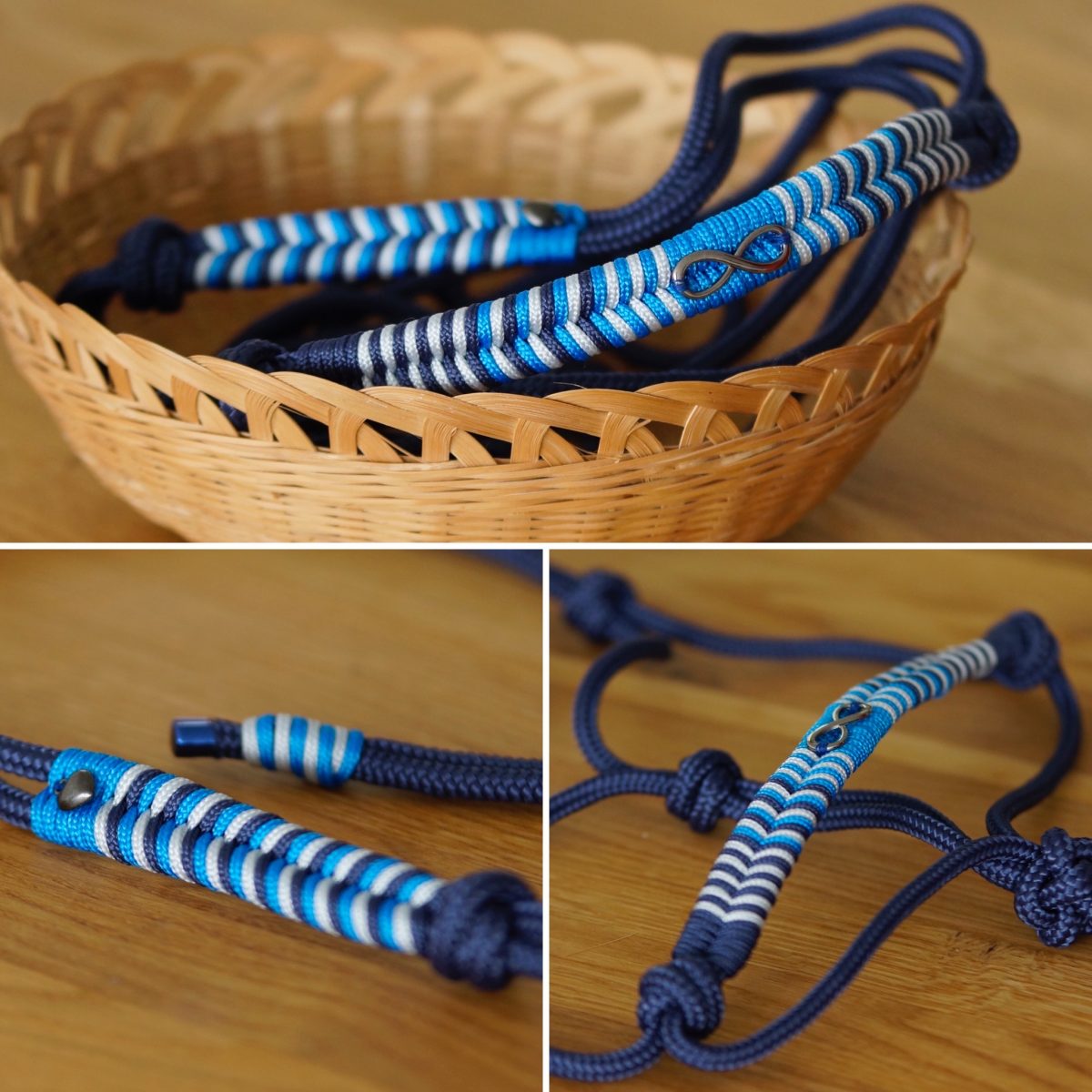 Knotenhalfter dunkelblau